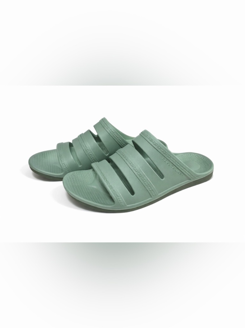 Revitalign‎ Slide Sandals Green Orthopedic Comfort Arch Support W12